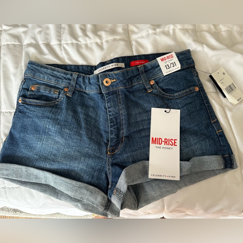Celebrity Pink High Rise Dark Blue Jeans